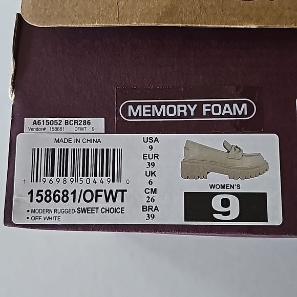 NIB Skechers Modern Rugged Sweet Choice, Off White Size 9 - Picture 5 of 6